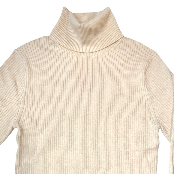 J. Crew Tencel Lyocell-Blend Ribbed Turtleneck Sweater - Picture 6 of 15